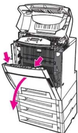 HP Color LaserJet 5550hdn - Multiple jams in duplex path - 2