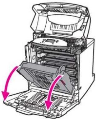 HP Color LaserJet 5550hdn - Jam in duplex path - 5