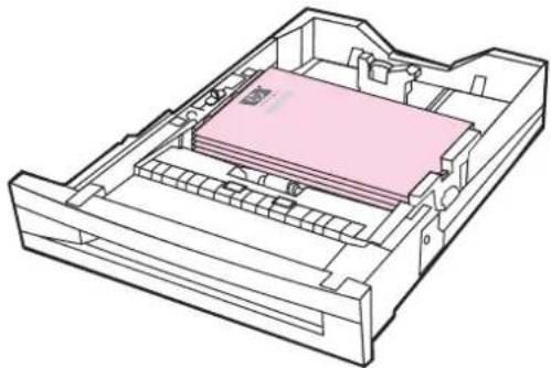 HP Color LaserJet 5550hdn - Loading detectable media into Trays 2, 3, 4, and 5 - 4