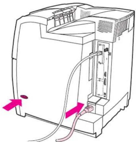 HP Color LaserJet 5550hdn - To install an HP Jetdirect print server card - 6