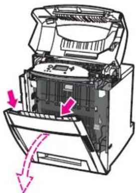 HP Color LaserJet 5550hdn - Jam in paper input path or paper path - 2