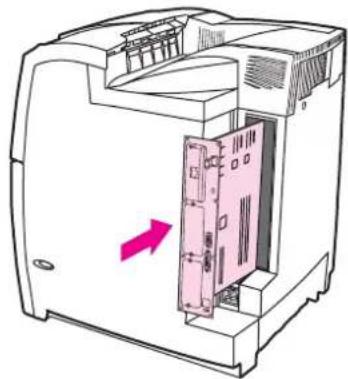 HP Color LaserJet 5550hdn - To install DDR memory DIMMs - 10