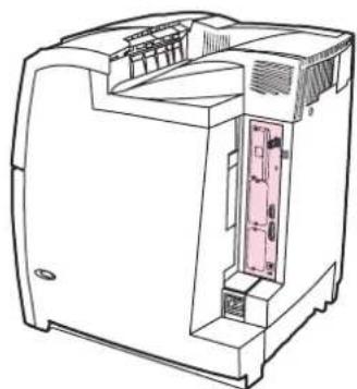 HP Color LaserJet 5550hdn - To install DDR memory DIMMs - 3