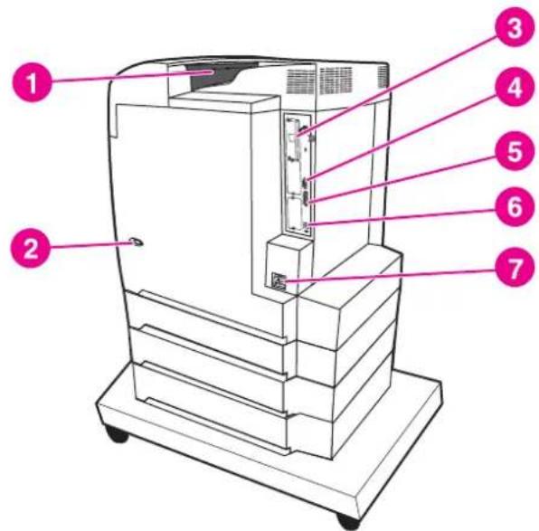 HP Color LaserJet 5550hdn - Front view - 1
