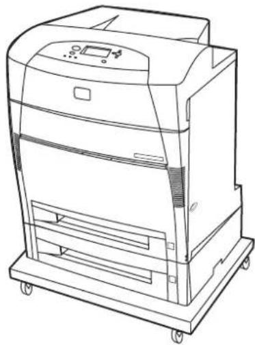 HP Color LaserJet 5550hdn - HP Color LaserJet 5550dtn - 1