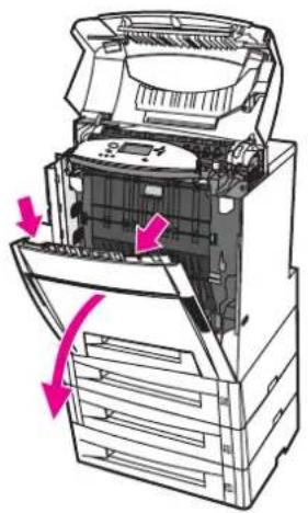 HP Color LaserJet 5550hdn - Jam in Tray 3, 4, or 5 - 2