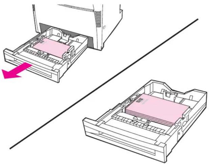 HP Color LaserJet 5550hdn - To use two-sided printing: - 1