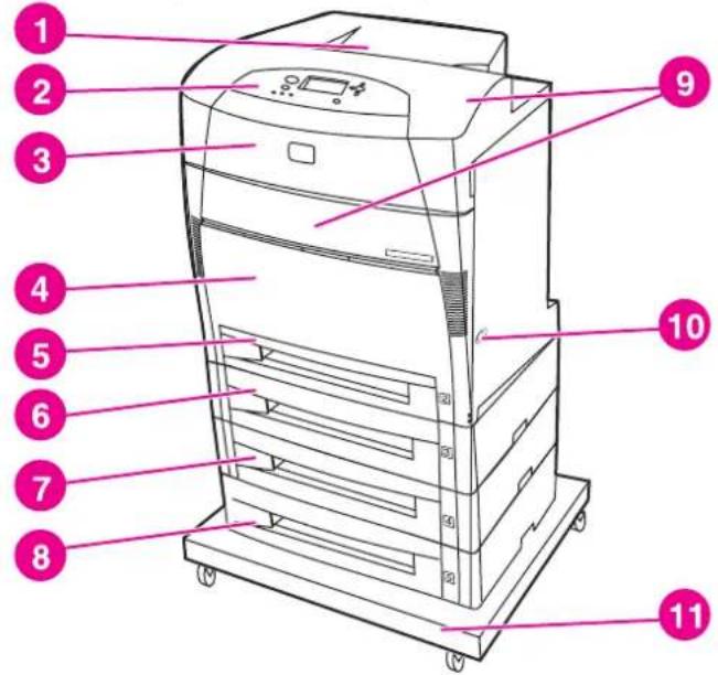 HP Color LaserJet 5550hdn - Walk around - 1