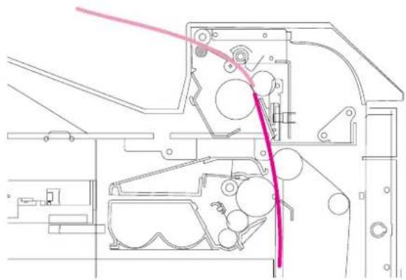 HP Color LaserJet 5550hdn - Jams in the top cover - 1
