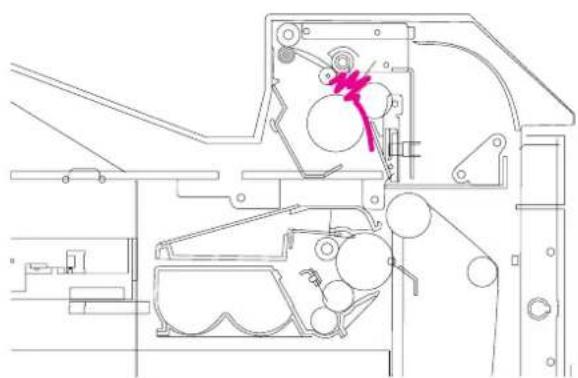 HP Color LaserJet 5550hdn - Jams in the top cover - 2