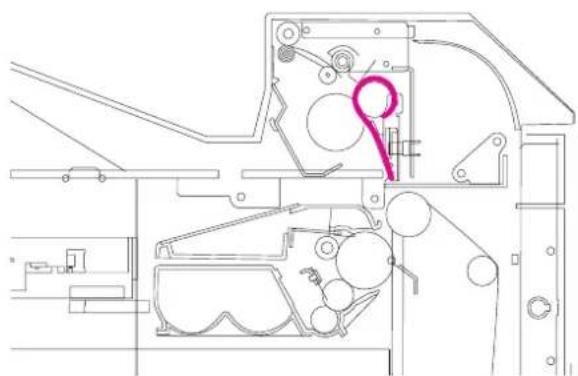 HP Color LaserJet 5550hdn - Jams in the top cover - 3