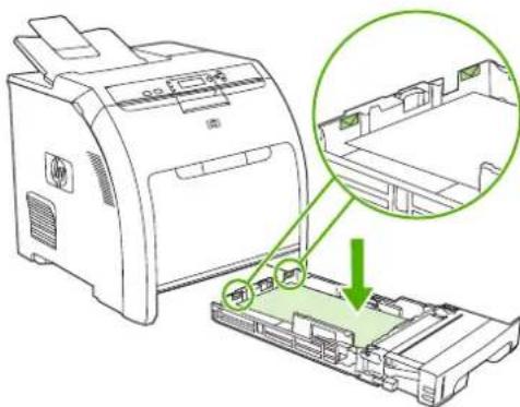 HP Color LaserJet 3600N - Loading tray 2 - 8