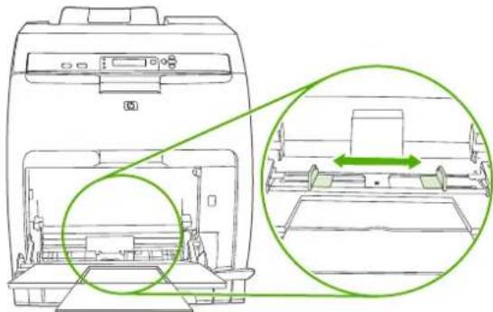 HP Color LaserJet 3600N - Loading paper into tray 1 - 6