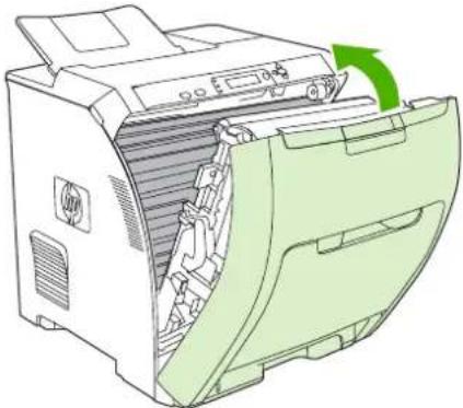 HP Color LaserJet 3600N - Jam inside the fuser area (top cover) - 19