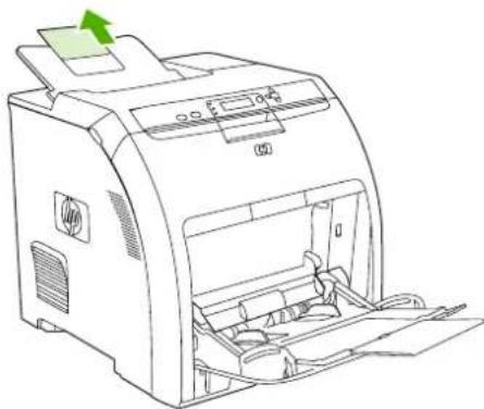 HP Color LaserJet 3600N - Loading paper into tray 1 - 4