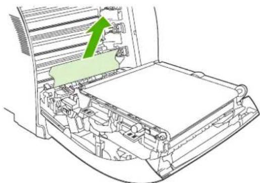 HP Color LaserJet 3600N - Jam inside the fuser area (top cover) - 15
