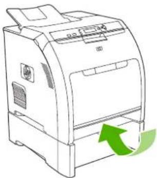 HP Color LaserJet 3600N - Jam in tray 2 or tray 3 - 4