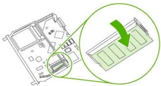 HP Color LaserJet 3600N - To install memory and font DIMMs - 6
