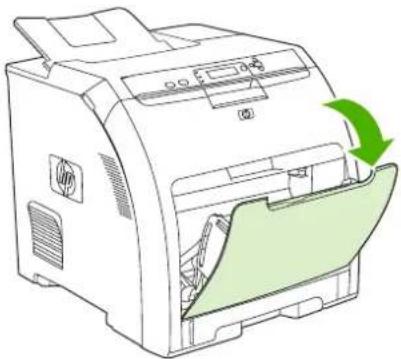HP Color LaserJet 3600N - Loading paper into tray 1 - 3