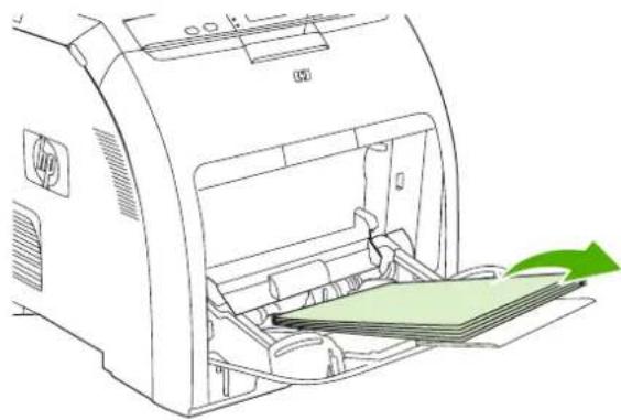 HP Color LaserJet 3600N - Jam in tray 1 - 1