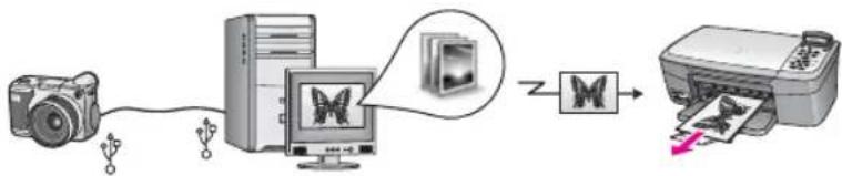 HP PSC 1610v - Print photos using a Windows computer - 2
