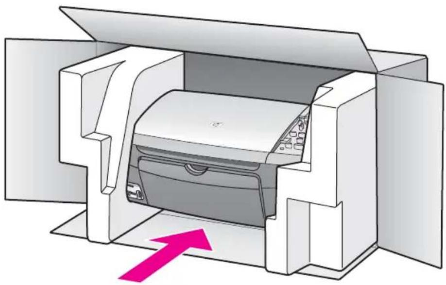 HP PSC 1610v - Prepare your HP All-in-One for shipment - 8
