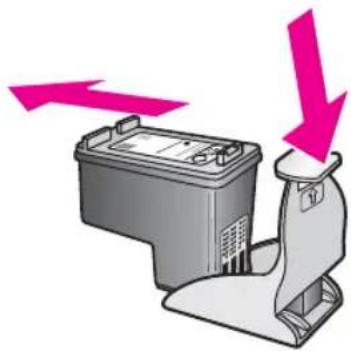 HP PSC 1610v - To remove the print cartridge from the print cartridge protector - 1