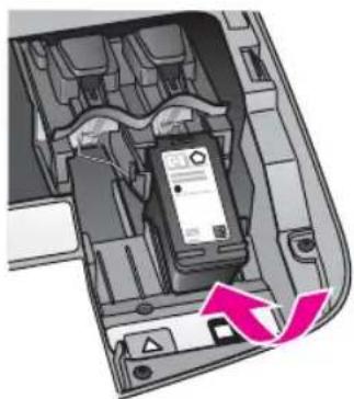 HP PSC 1610v - To replace the print cartridges - 7