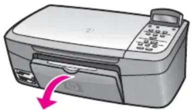 HP PSC 1610v - To load full-size paper - 1