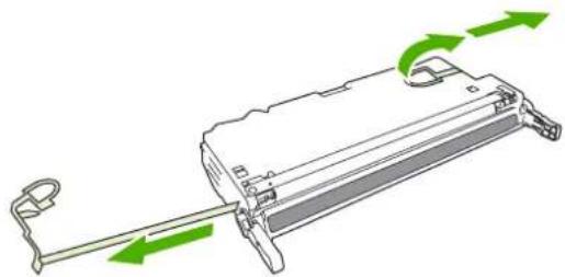 HP Color LaserJet CP3505N - Change a print cartridge - 7