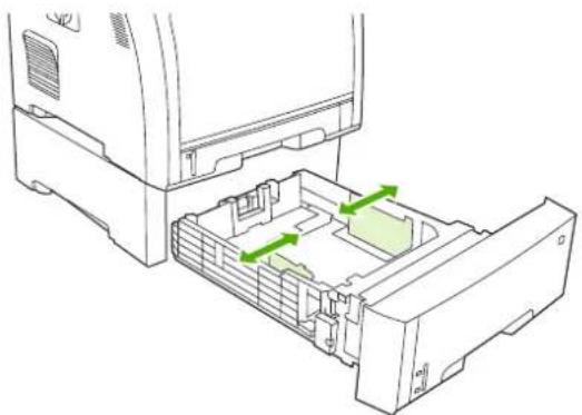 HP Color LaserJet CP3505N - Load tray 3 - 5