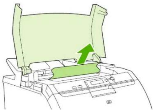 HP Color LaserJet CP3505N - Fuser area (top cover) - 2