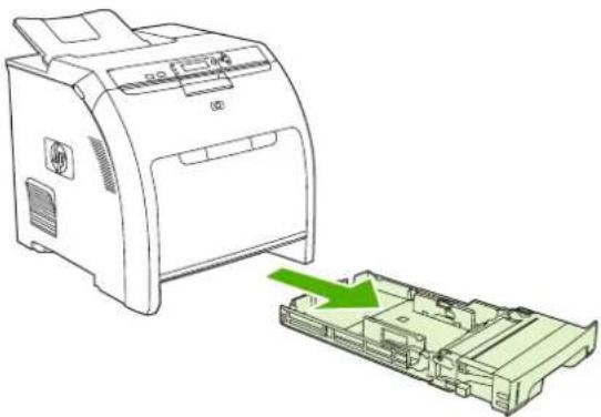 HP Color LaserJet CP3505N - Load tray 2 - 3
