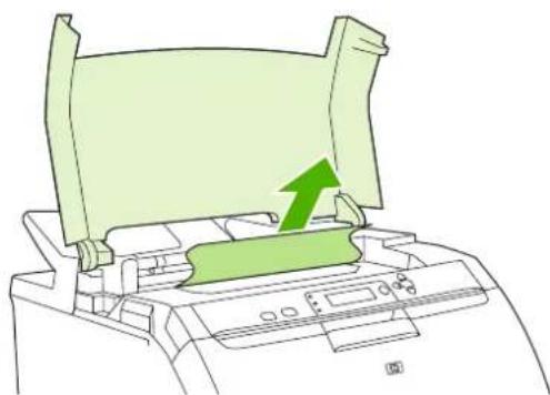 HP Color LaserJet CP3505N - Clear jams from the duplexer - 2