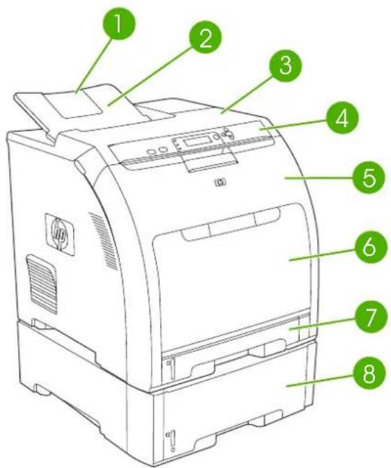 HP Color LaserJet CP3505N - Product walkaround - 1