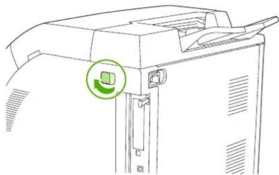 HP Color LaserJet CP3505N - Fuser area (top cover) - 3