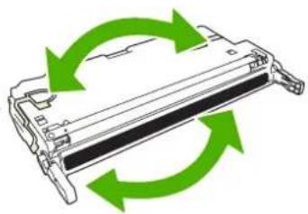HP Color LaserJet CP3505N - Change a print cartridge - 6