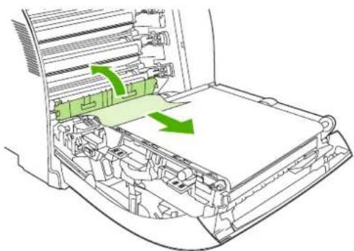 HP Color LaserJet CP3505N - Clear jams from the duplexer - 7