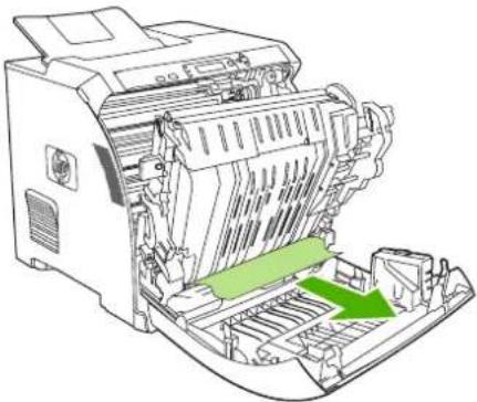HP Color LaserJet CP3505N - Clear jams from the duplexer - 5