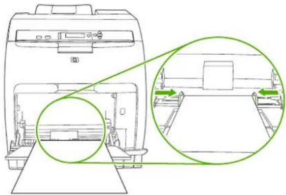 HP Color LaserJet CP3505N - Load paper in tray 1 - 9