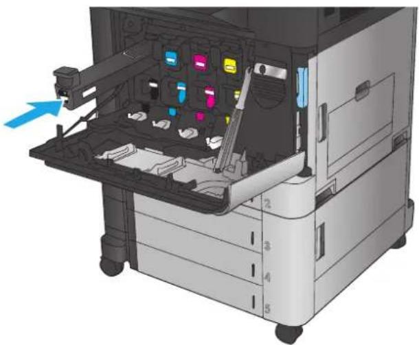 HP Color LaserJet Enterprise M855xh - Replace the toner cartridges - 6