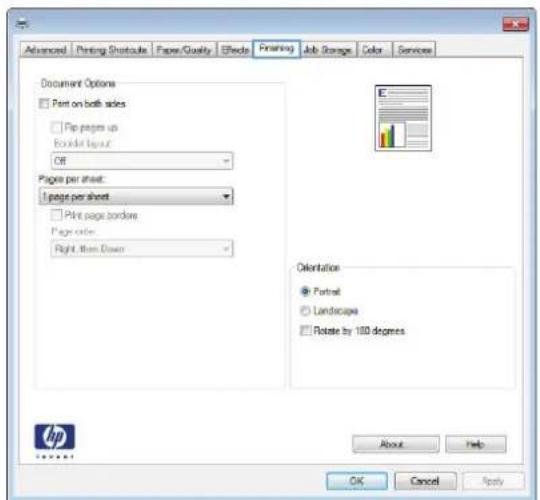 HP Color LaserJet Enterprise M855xh - Automatically print on both sides (Windows) - 3