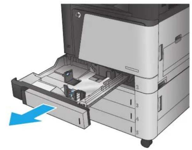 HP Color LaserJet Enterprise M855xh - Load Tray 2 - 1