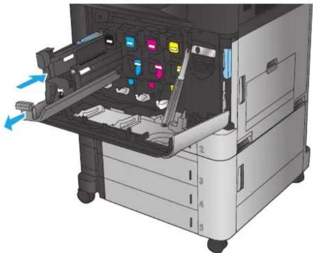 HP Color LaserJet Enterprise M855xh - Replace the imaging drums - 7