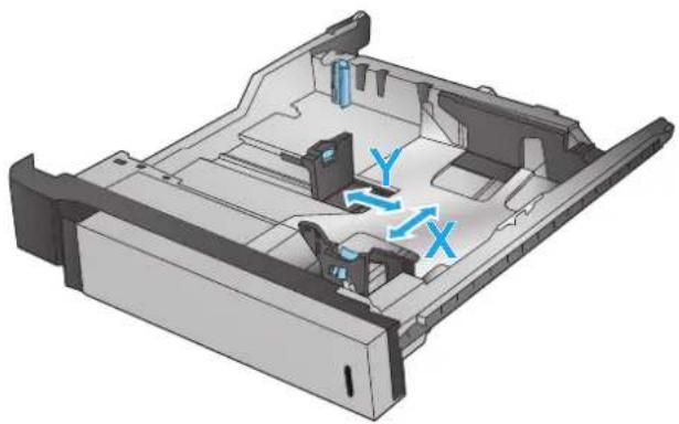 HP Color LaserJet Enterprise M855xh - Open the tray. - 6