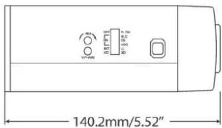 EverFocus EQ350 - DIMENSIONS - 1