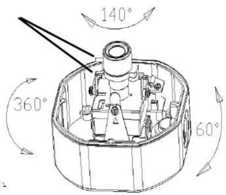 EverFocus EHD150 - View Angel Adjustment - 1