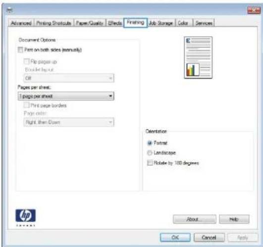 HP LaserJet Enterprise 500 Color M551dn - Manually print on both sides with Windows - 4
