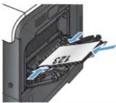 HP LaserJet Enterprise 500 Color M551dn - Paper orientation for loading trays - 7
