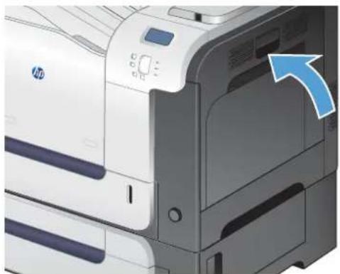 HP LaserJet Enterprise 500 Color M551dn - Clear jams in the right door - 12